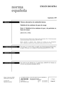 AENOR UNE-EN ISO 8178-1