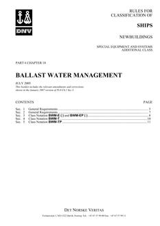 DNV DNV-RU-SHIPS PART 6 CHAPTER 18