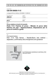 CEI EN 60695-11-5