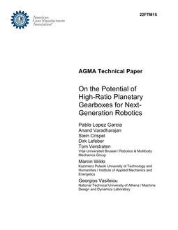 AGMA 22FTM15
