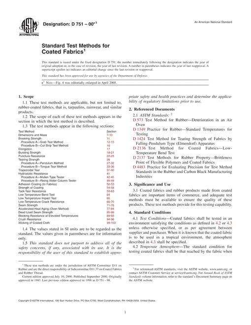 ASTM D751-00e1