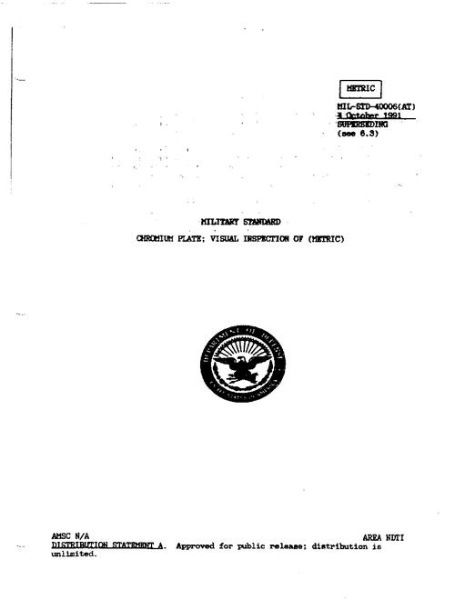 MIL MIL-STD-40006