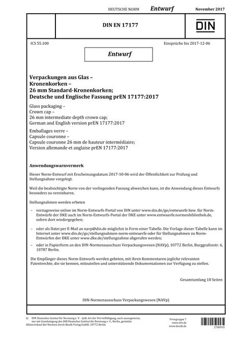 DIN EN 17177 - DRAFT