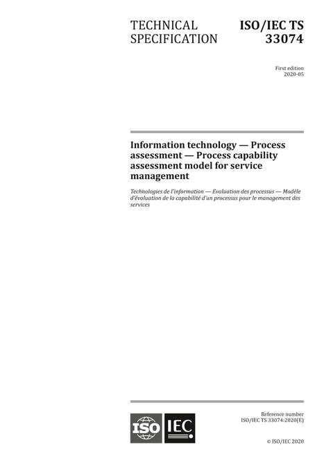ISO/IEC TS 33074:2020