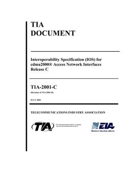 TIA TIA-2001-C SERIES