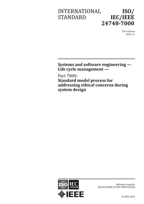 ISO/IEC/IEEE 24748-7000:2022