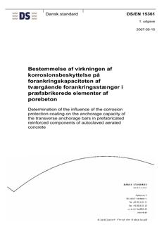 DANSK DS/EN 15361