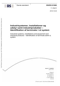 DANSK DS/EN 61666