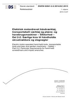 DANSK DS/EN 62841-2-2
