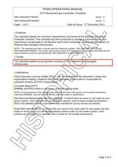 NR NR/L3/NDS/047/TMC08 ISSUE 8
