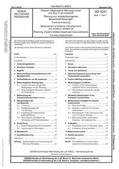 VDI VDI 4251 BLATT 1