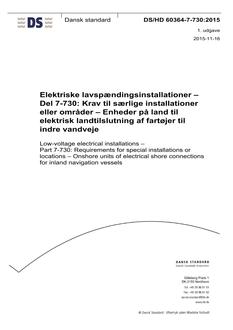 DANSK DS/HD 60364-7-730