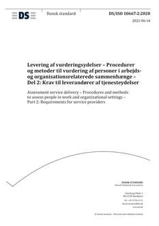 DANSK DS/ISO 10667-2