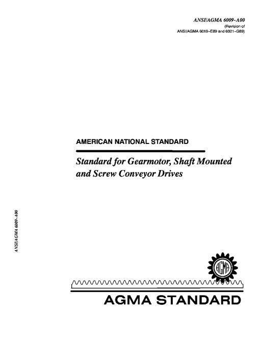 AGMA 6009-A00