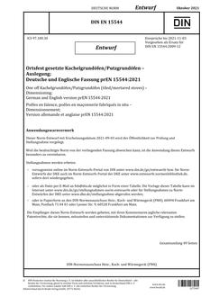 DIN EN 15544 - DRAFT