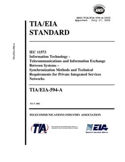 TIA ANSI/TIA/EIA-594-A