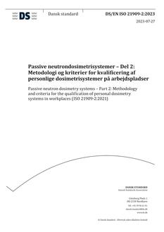 DANSK DS/EN ISO 21909-2
