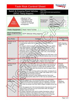 NR NR/L3/MTC/RCS0216/OCR12 ISSUE 1