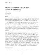 CH-81-07-3 -- Basics of Computer/Control Device Interfacing