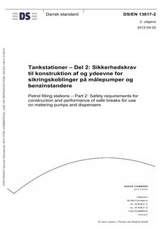 DANSK DS/EN 13617-2