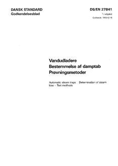 DANSK DS/EN 27841