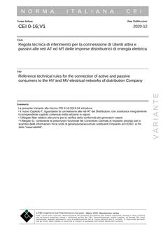 CEI 0-16;V1