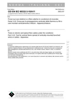 CEI EN IEC 60332-3-10