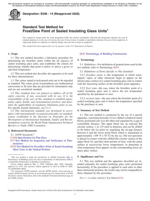 ASTM E546-14(2020)