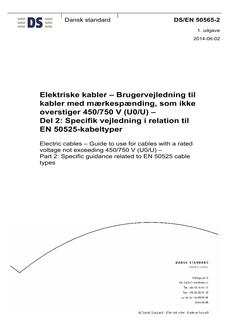 DANSK DS/EN 50565-2