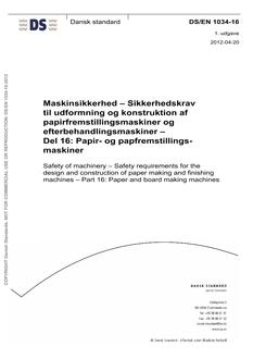 DANSK DS/EN 1034-16
