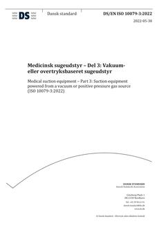 DANSK DS/EN ISO 10079-3