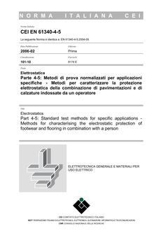 CEI EN 61340-4-5