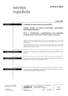 AENOR UNE-EN 438-6