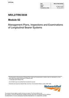 NR NR/L2/TRK/3038/02 ISSUE 1