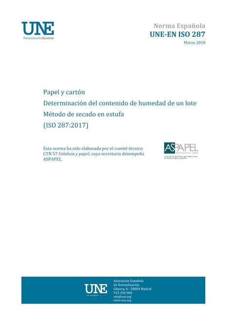 AENOR UNE-EN ISO 287