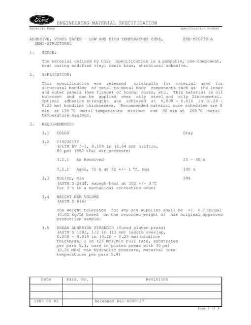 FORD ESB-M2G239-A