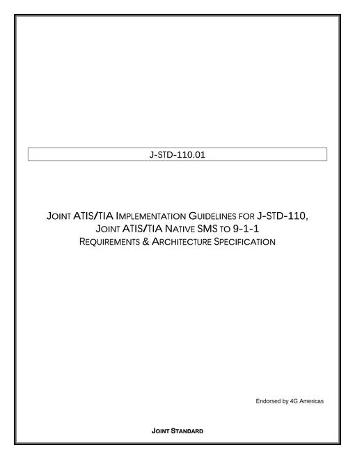 TIA J-STD-110.01