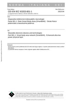 CEI EN IEC 63203-801-1