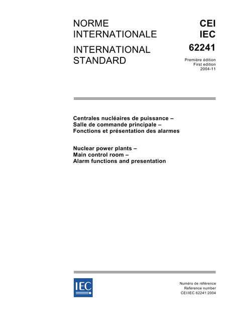 IEC 62241 Ed. 1.0 b:2004