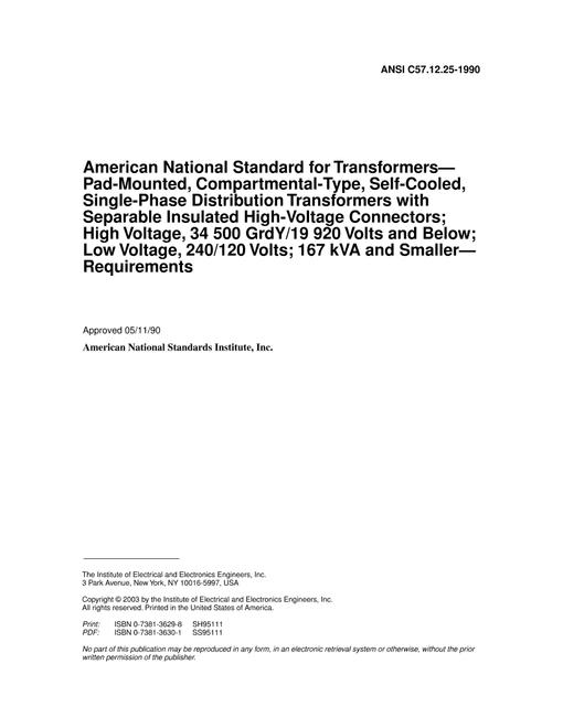 IEEE C57.12.25-1990