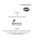 BHMA A156.24-2012