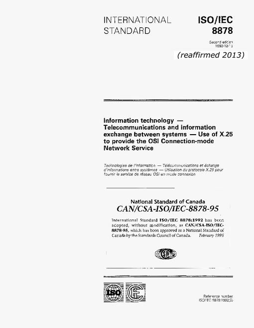 CAN/CSA-ISO/IEC 8878-95 (R2013)