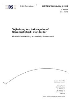 DANSK DS/CEN/CLC GUIDE 6
