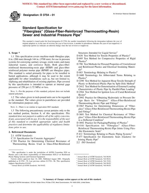 ASTM D3754-01