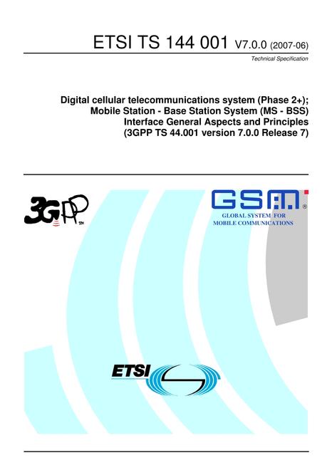 ETSI TS 144 001