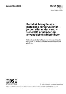 DANSK DS/EN 12954