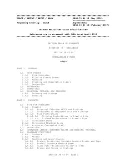 ARMY UFGS-33 46 16
