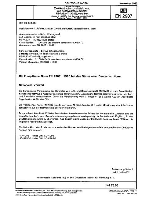 DIN EN 2907