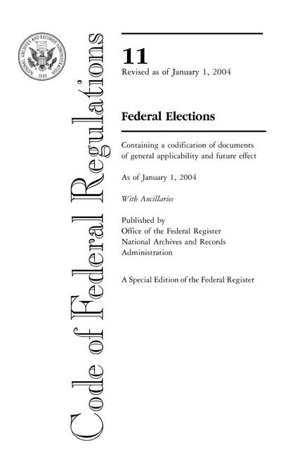 CFR 11CFR
