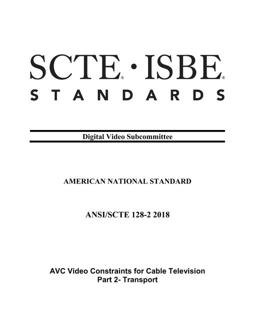 SCTE 128-2 2018